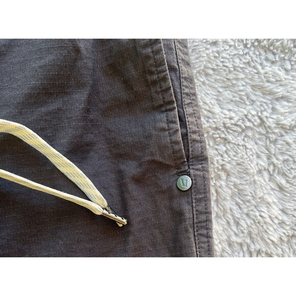 Vuori Men’s Charcoal Gray Ripstop Shorts Size Medium V370 Active Performance - Picture 6 of 8